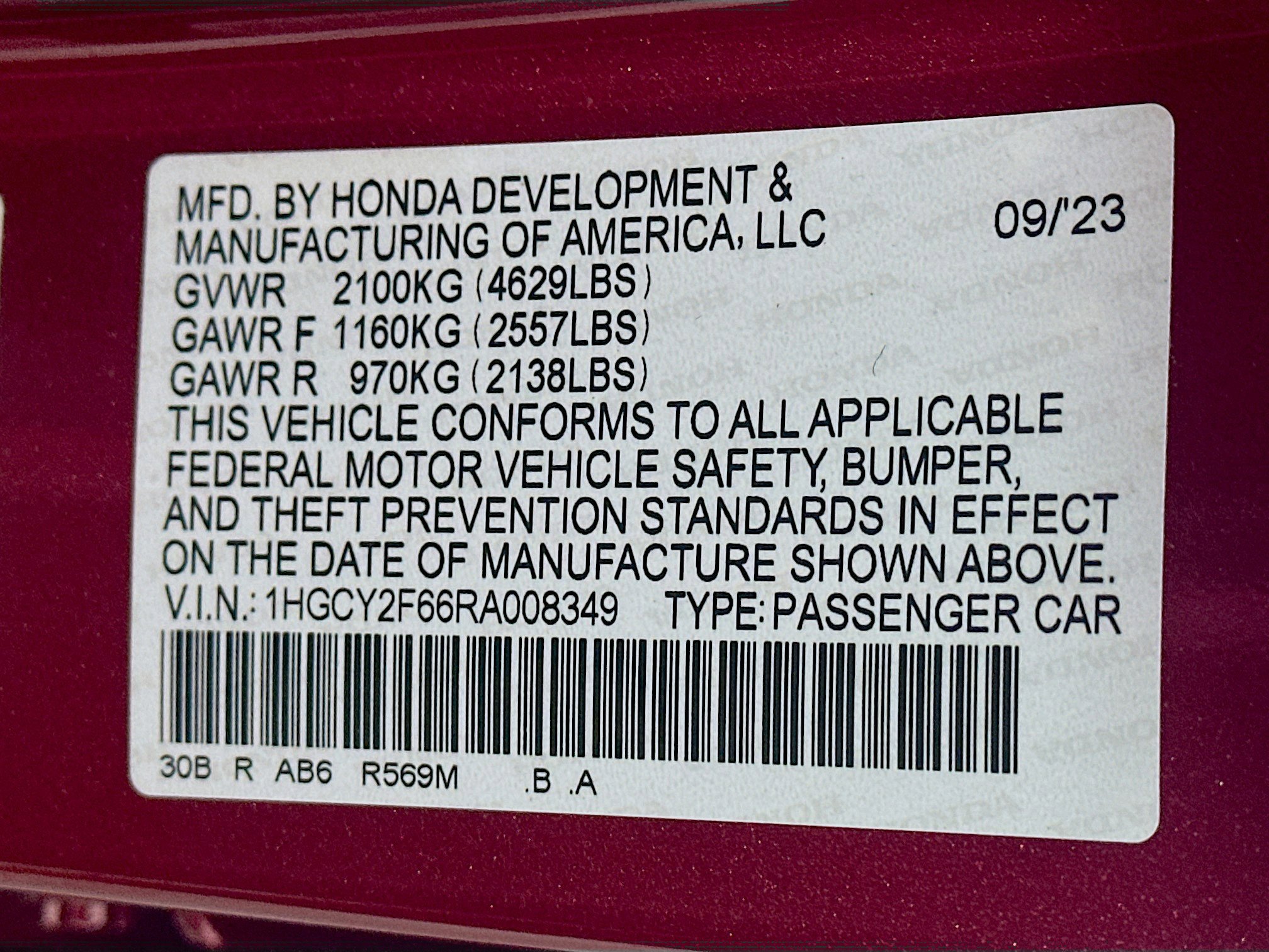 Used 2024 Honda Accord EX-L image 12