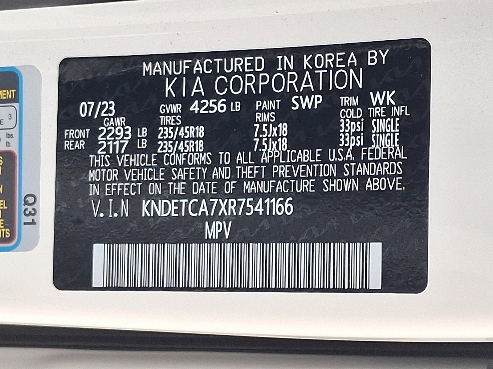 Certified 2024 Kia Seltos SX AWD/4WD image 27