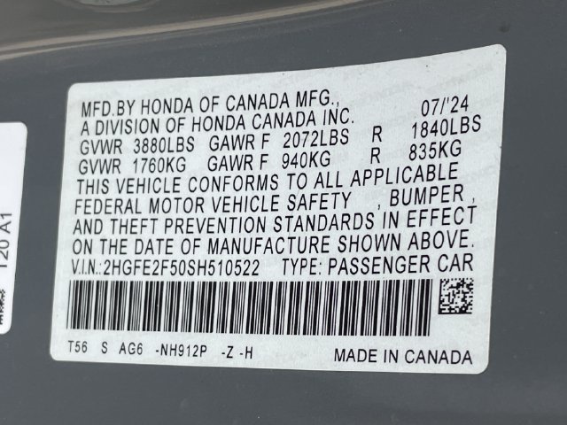 Used 2025 Honda Civic Sport image 29