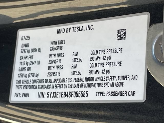 Used 2025 Tesla Model 3 Long Range AWD/4WD image 27