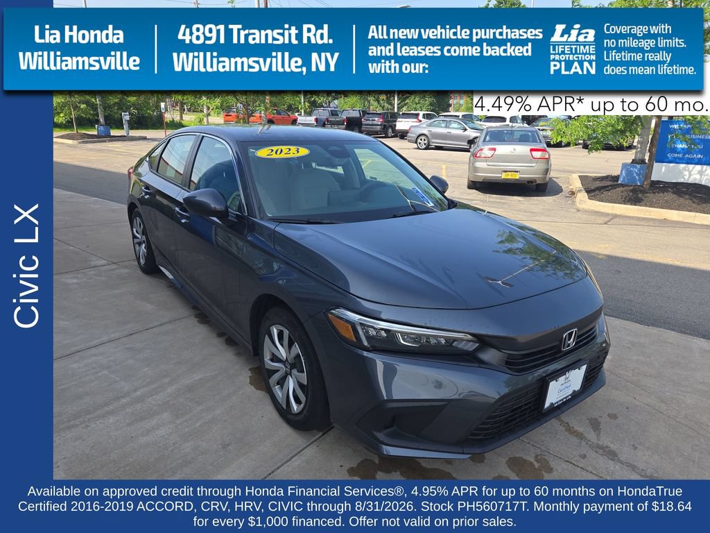 Certified 2023 Honda Civic LX