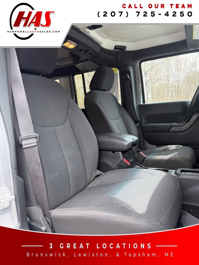 Used 2017 Jeep Wrangler Unlimited Sport w/ Quick Order Package 24S AWD/4WD image 14