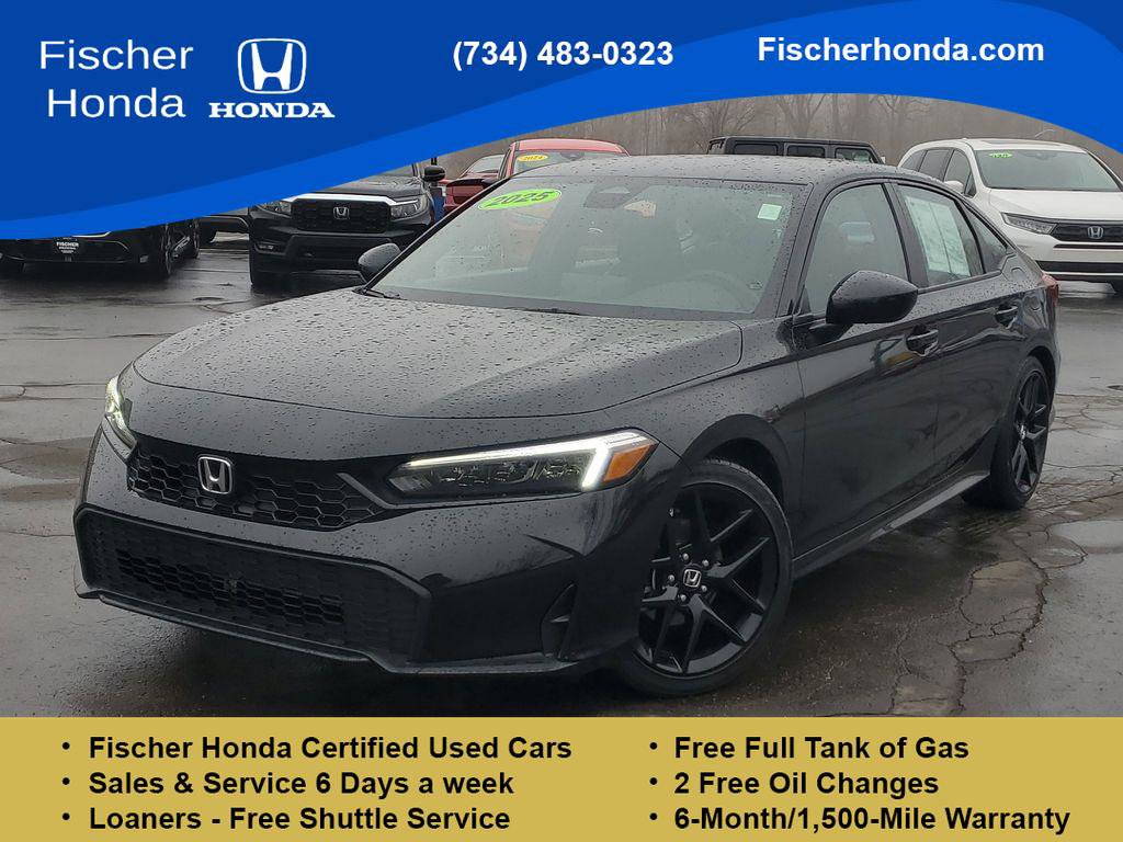 Certified 2025 Honda Civic Sport video 1
