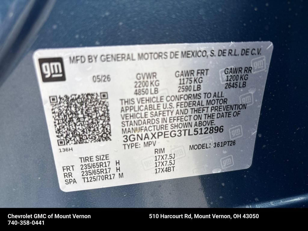 New 2026 Chevrolet Equinox LT w/ LPO, Floor Liner Package AWD/4WD image 28