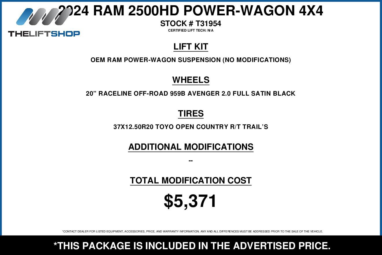 Used 2024 RAM 2500 Power Wagon w/ Level 2 Equipment Group image 2