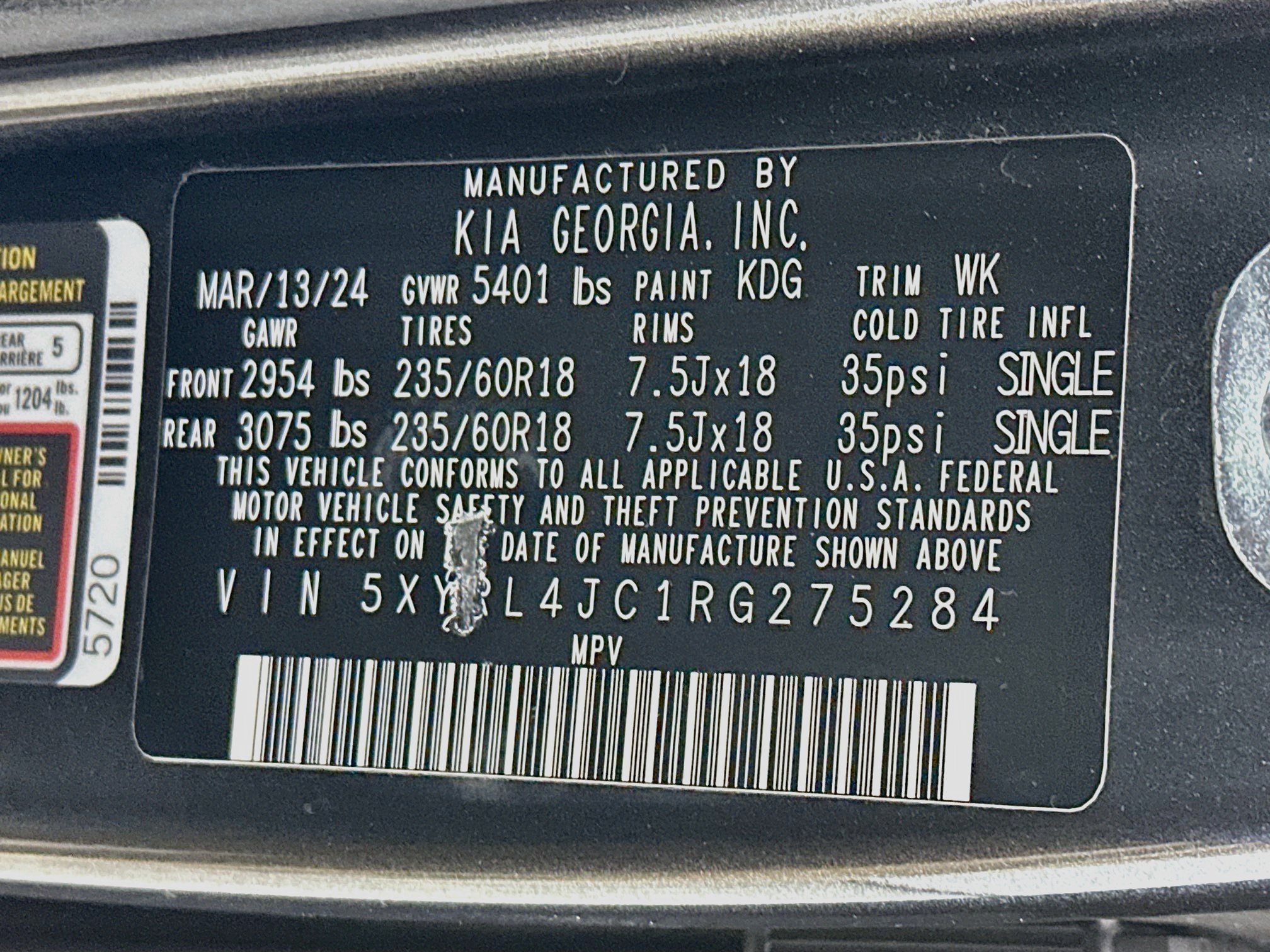 Used 2024 Kia Sorento S FWD image 12