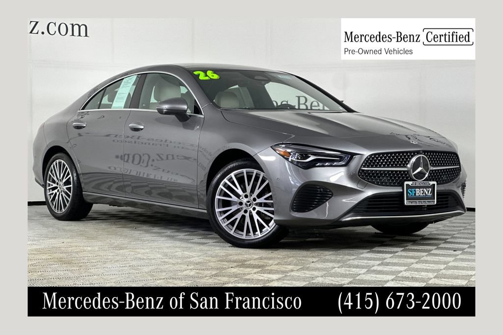 Certified 2026 Mercedes-Benz CLA 250 image 1