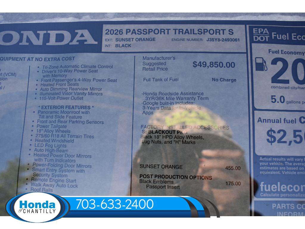 New 2026 Honda Passport TrailSport image 39