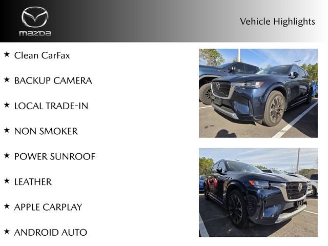 Certified 2025 MAZDA CX-90 3.3 Turbo S w/ Premium Package image 2