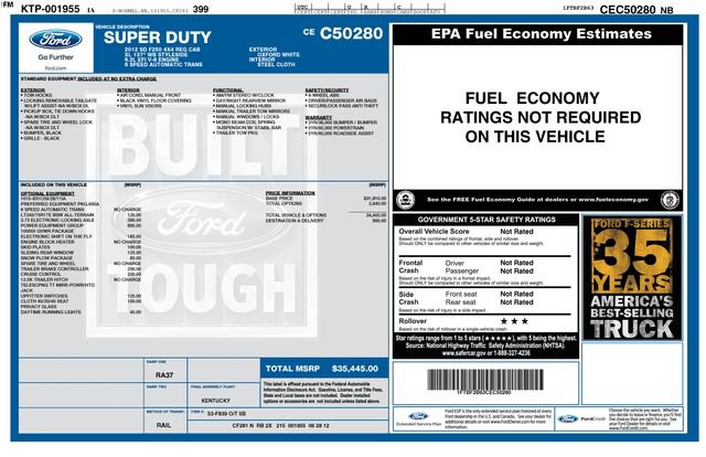 Used 2012 Ford F250 XL w/ PWR Equipment Group AWD/4WD image 14