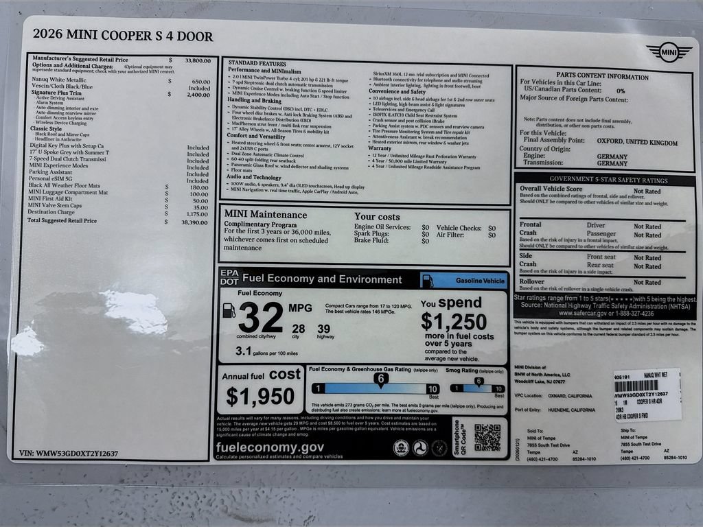 Used 2026 MINI Cooper S FWD image 10