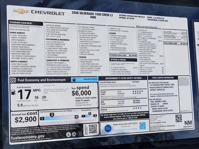 New 2026 Chevrolet Silverado 1500 LT w/ All Star Edition Plus image 17