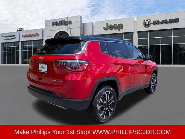 Used 2023 Jeep Compass Limited w/ Sun and Sound Group AWD/4WD image 3