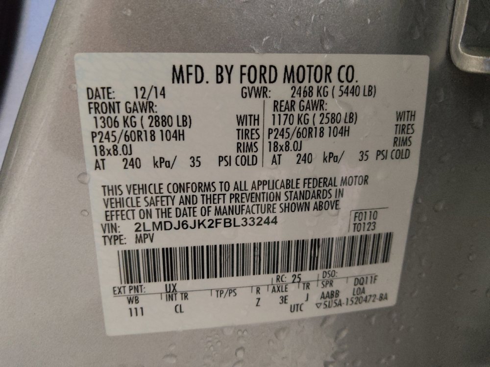 Used 2015 Lincoln MKX FWD w/ Equipment Group 102A image 33