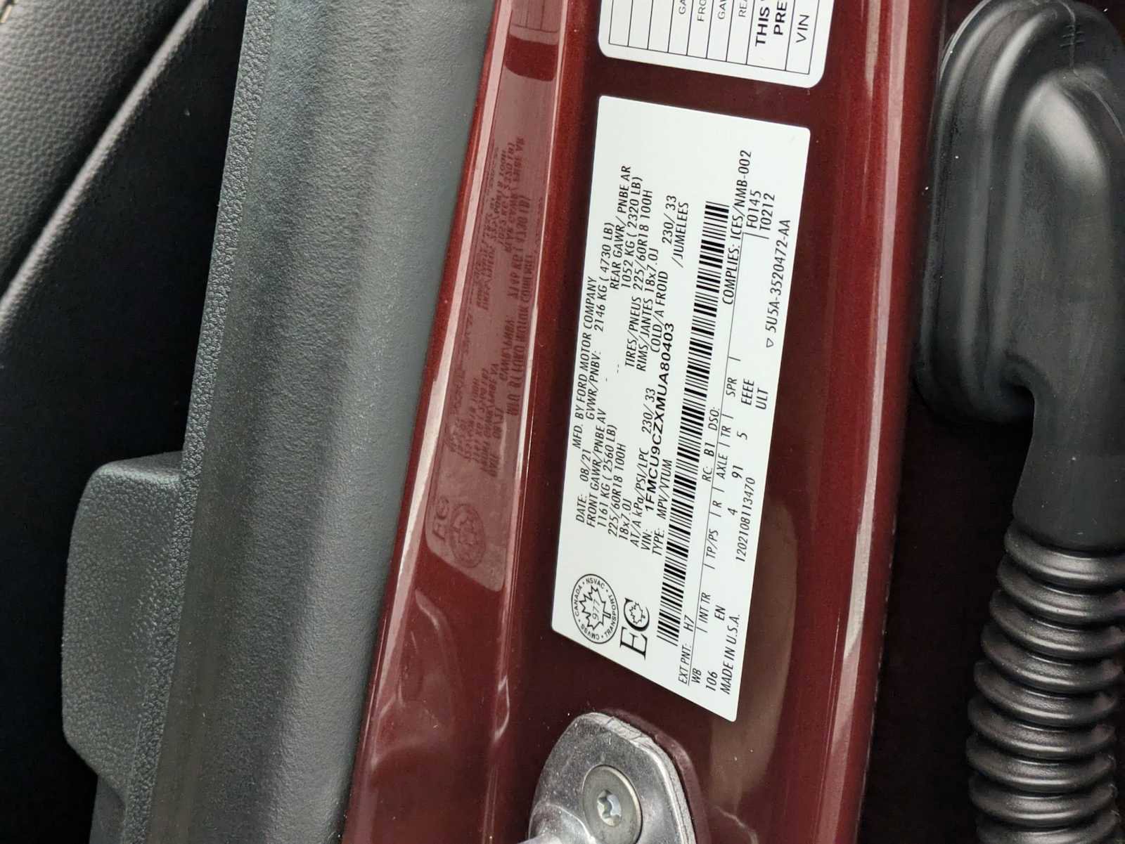 Used 2021 Ford Escape SEL AWD/4WD image 35