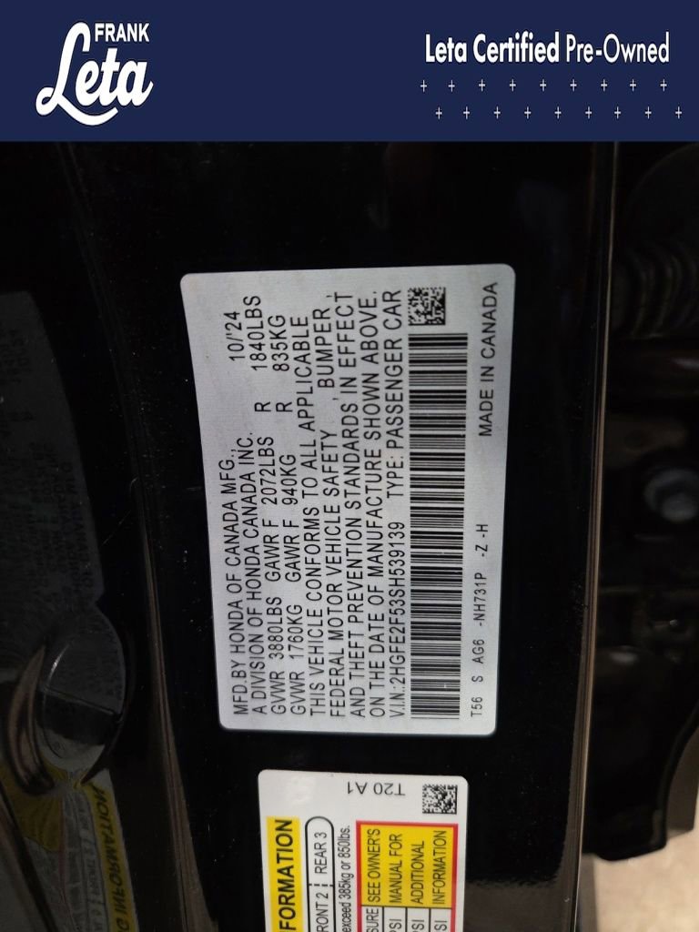 Used 2025 Honda Civic Sport image 26