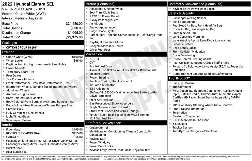 Certified 2022 Hyundai Elantra SEL image 35
