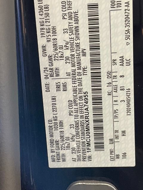 Used 2024 Ford Escape ST-Line FWD image 25