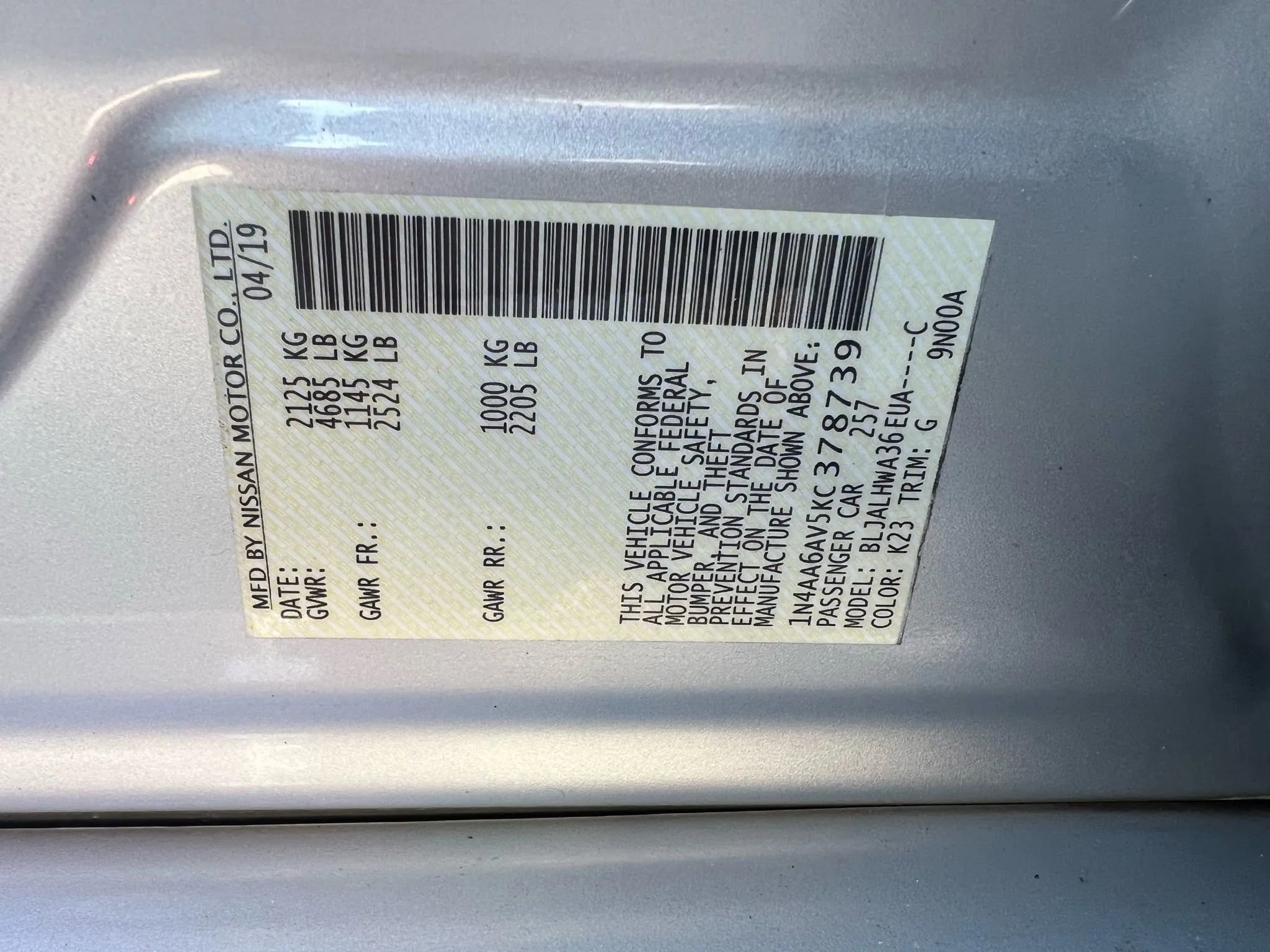 Used 2019 Nissan Maxima Platinum w/ Illumination Package FWD image 33
