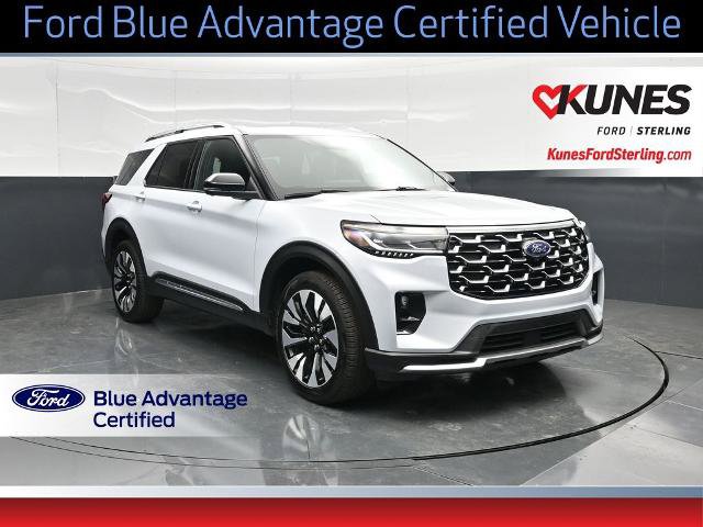 Certified 2025 Ford Explorer Platinum w/ LUX Leather Package AWD/4WD image 1