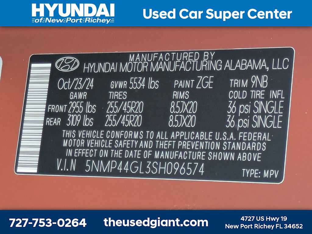 Used 2025 Hyundai Santa Fe Limited FWD image 49