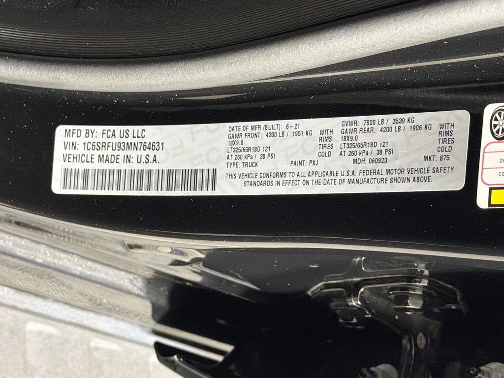 Used 2021 RAM 1500 TRX w/ TRX Level 2 Equipment Group AWD/4WD image 33