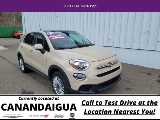 Used 2021 FIAT 500X Pop w/ Pop Value Package