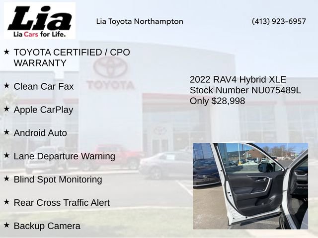 Used 2022 Toyota RAV4 XLE w/ Convenience Package image 14