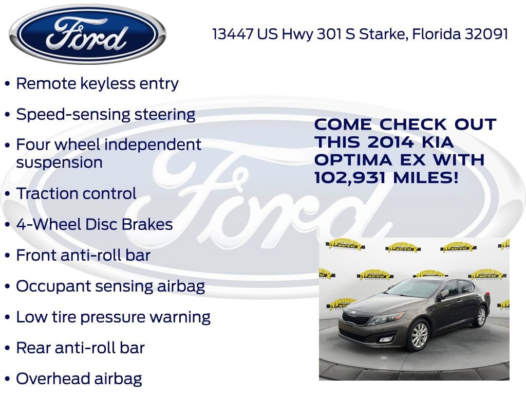 Used 2014 Kia Optima EX image 20