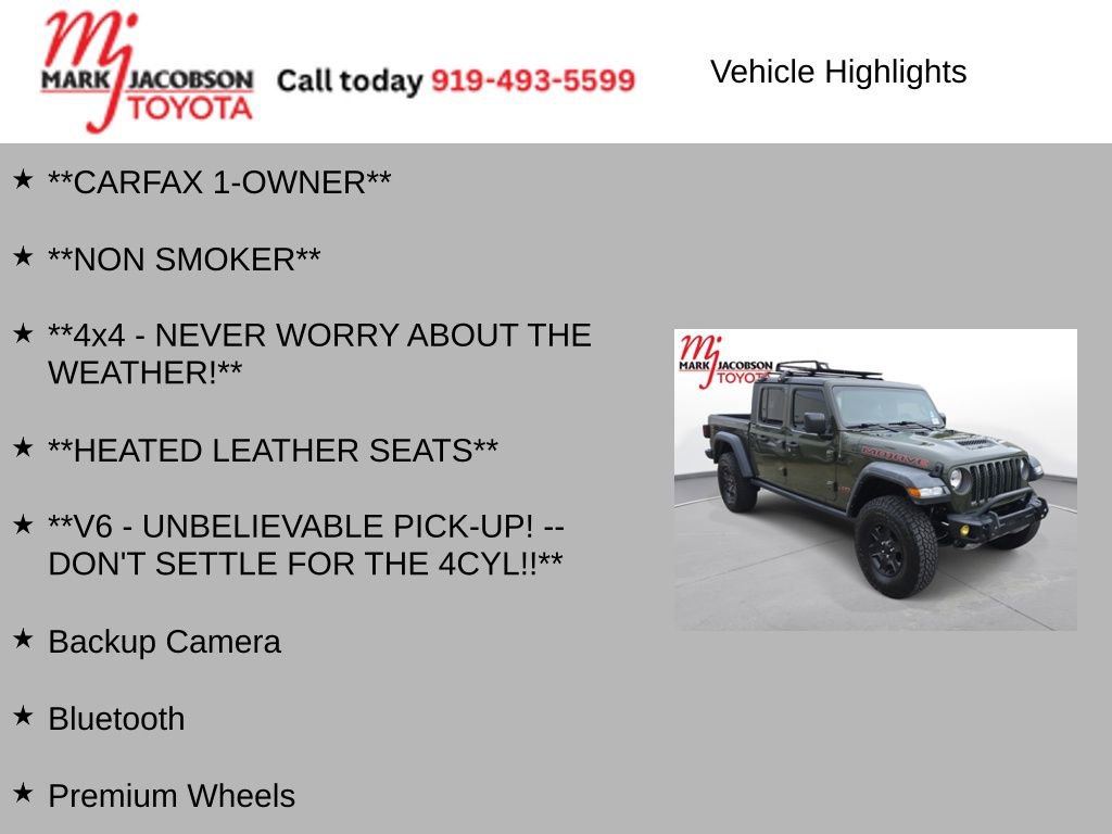Used 2022 Jeep Gladiator Mojave image 7