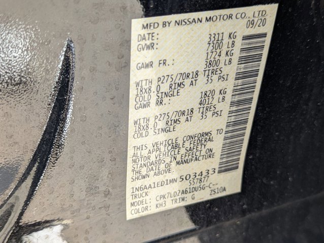 Used 2021 Nissan Titan PRO-4X w/ Pro-4x Convenience Package AWD/4WD image 16