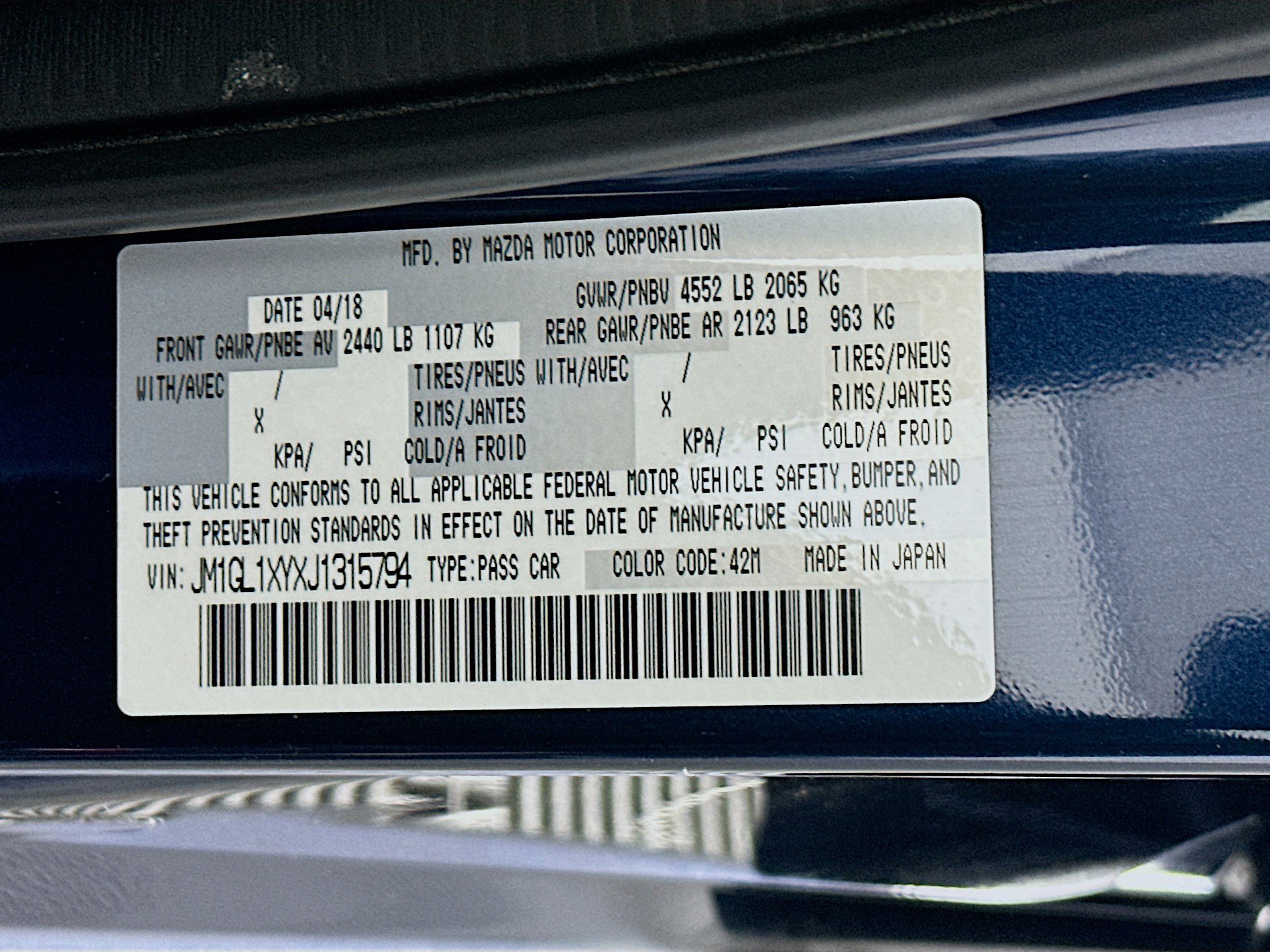 Used 2018 MAZDA MAZDA6 Signature FWD image 12