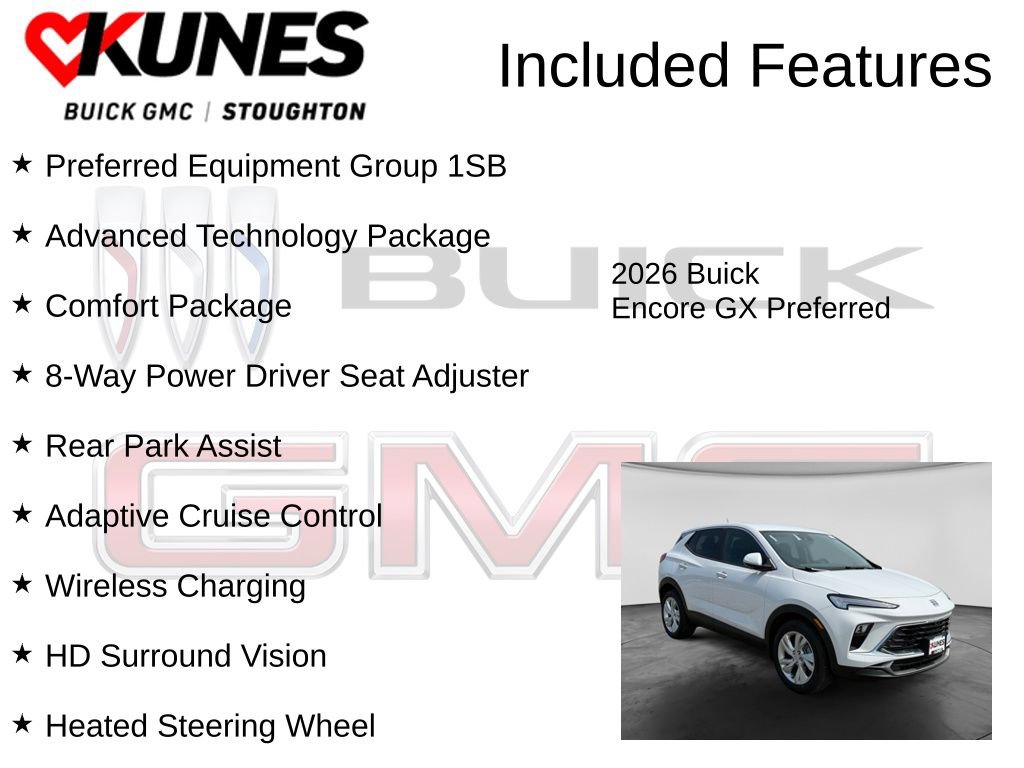 New 2026 Buick Encore GX Preferred w/ Advanced Technology Package FWD image 2