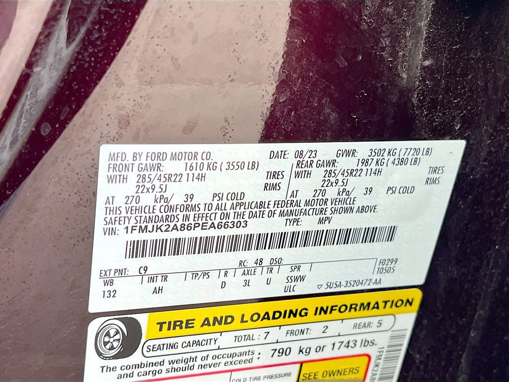 Used 2023 Ford Expedition Max Limited AWD/4WD image 34