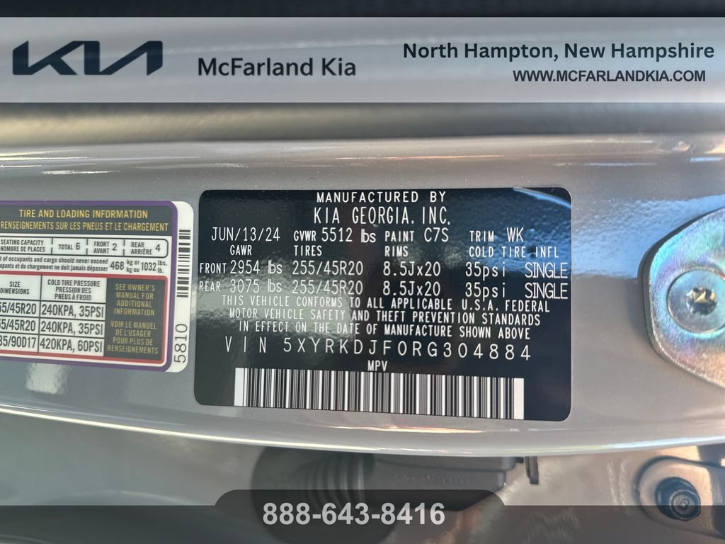 Used 2024 Kia Sorento SX Prestige AWD/4WD image 20