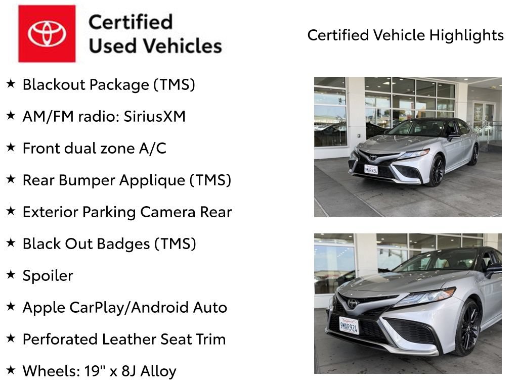 Certified 2024 Toyota Camry XSE FWD image 7