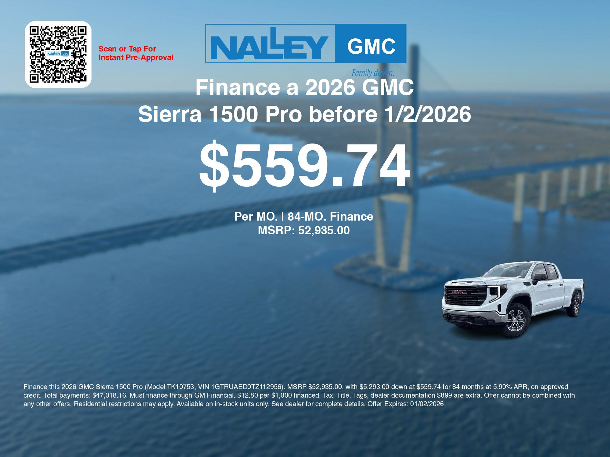 New 2026 GMC Sierra 1500 Pro w/ Pro Value Package image 7