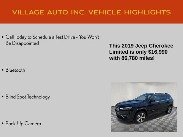 Used 2019 Jeep Cherokee Limited w/ Trailer Tow Group AWD/4WD image 14