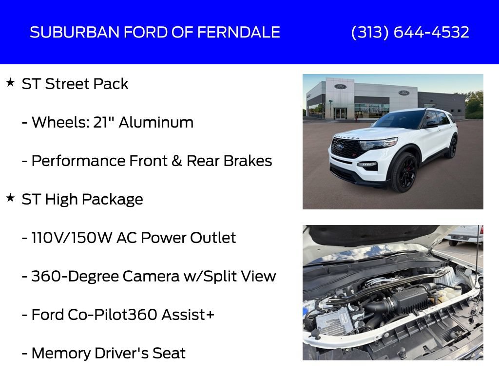 Used 2024 Ford Explorer ST w/ Equipment Group 401A AWD/4WD image 13