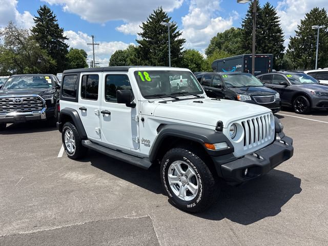 Used 2018 Jeep Wrangler Unlimited Sport S AWD/4WD image 2