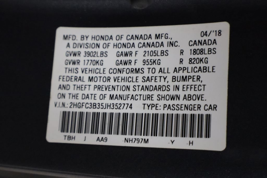 Used 2018 Honda Civic EX-T image 31