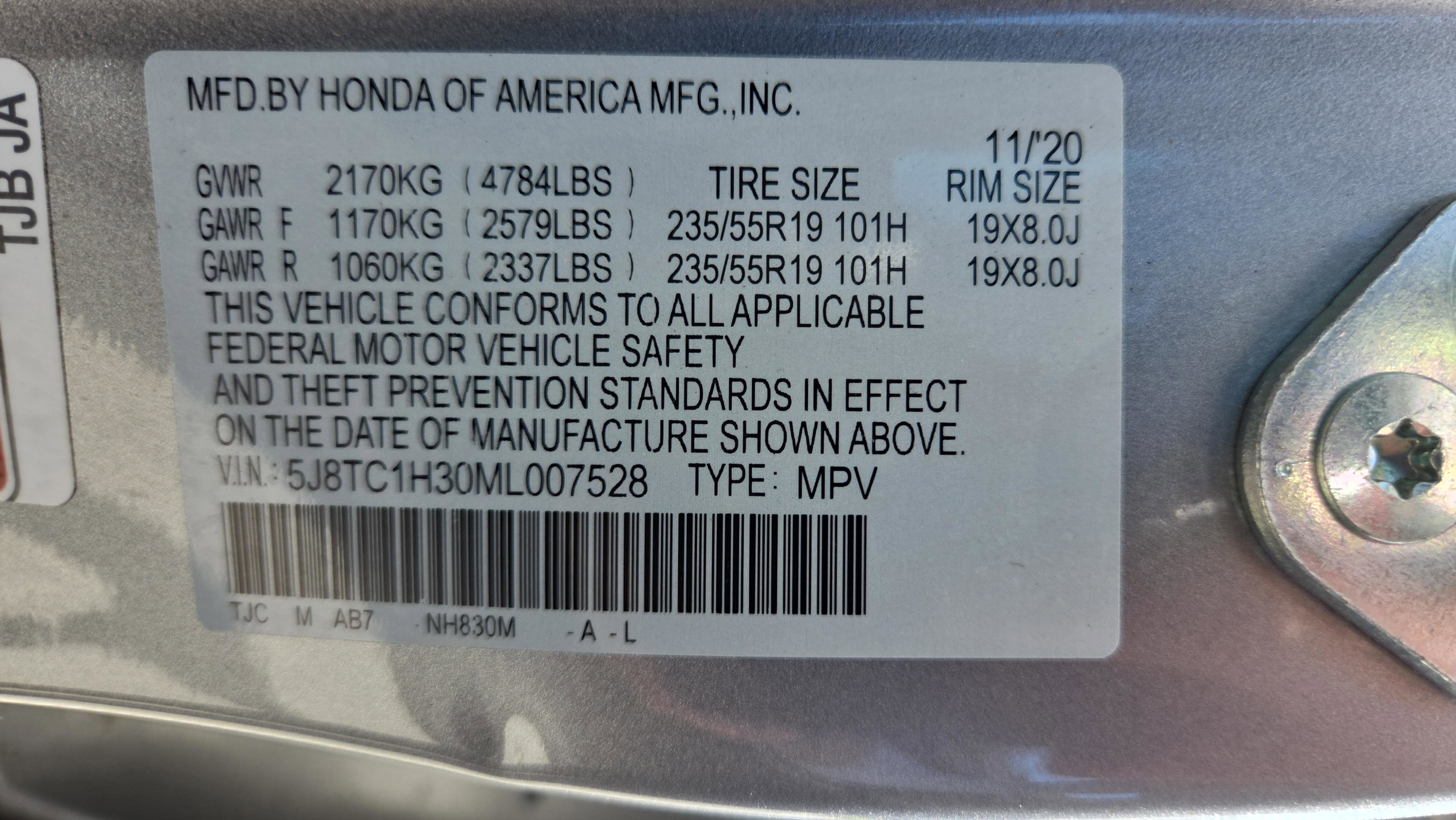 Certified 2021 Acura RDX FWD image 22