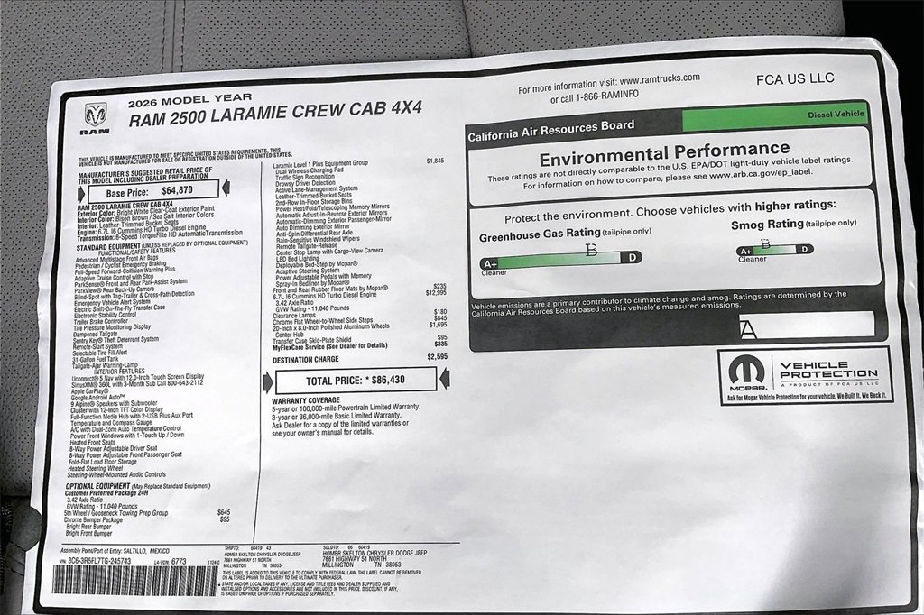 New 2026 RAM 2500 Laramie image 14