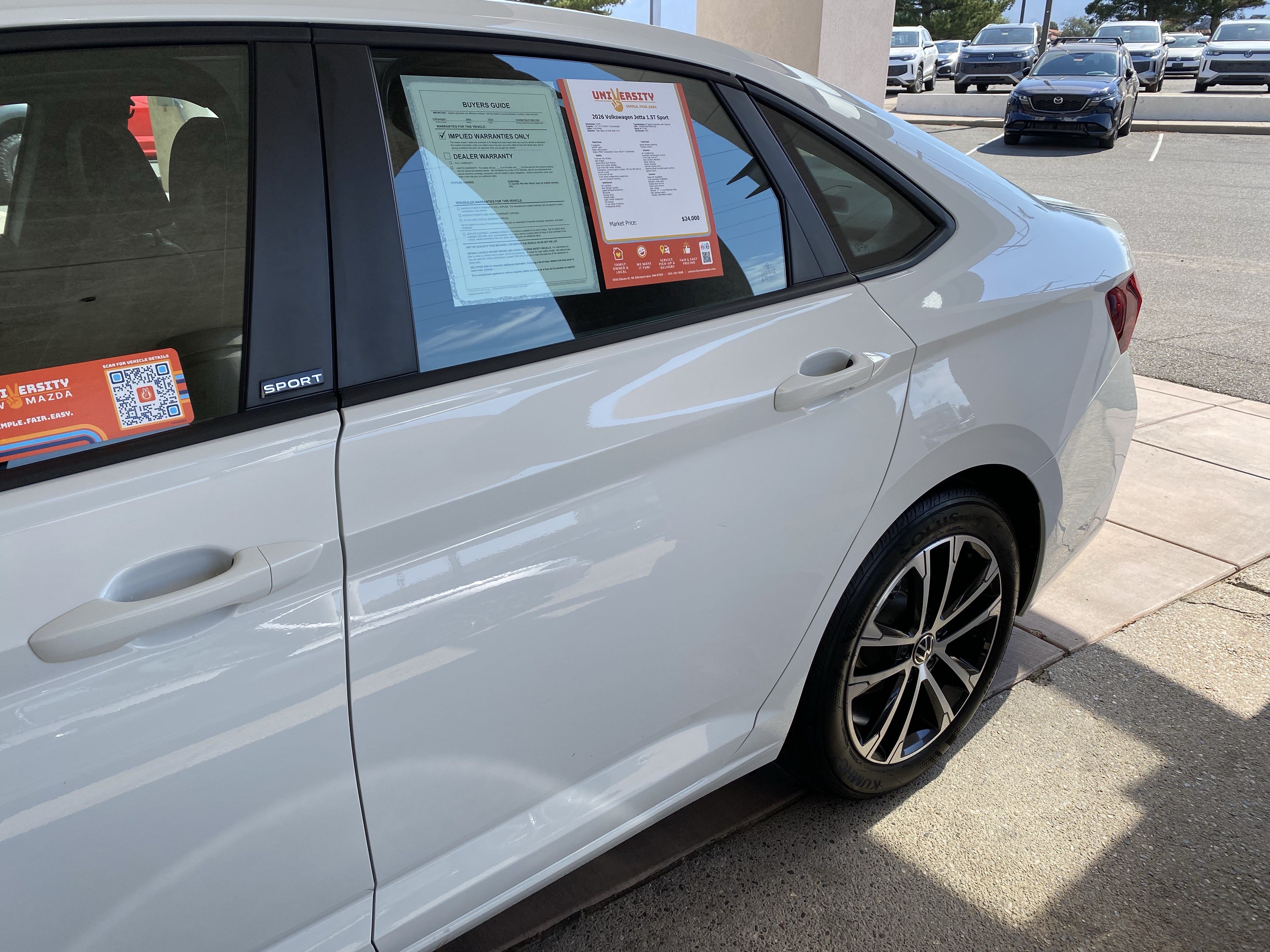 Certified 2026 Volkswagen Jetta Sport FWD image 53