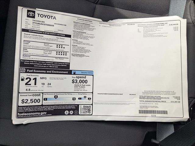 New 2025 Toyota Tacoma SR5 image 17