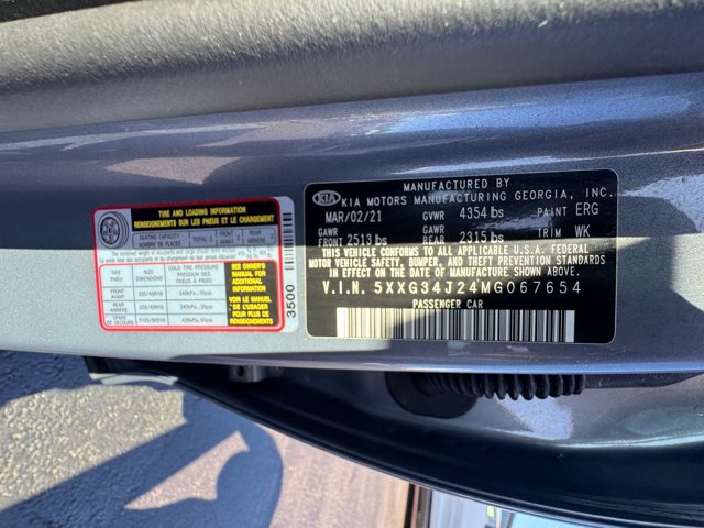 Used 2021 Kia K5 EX w/ EX Premium Package FWD image 32