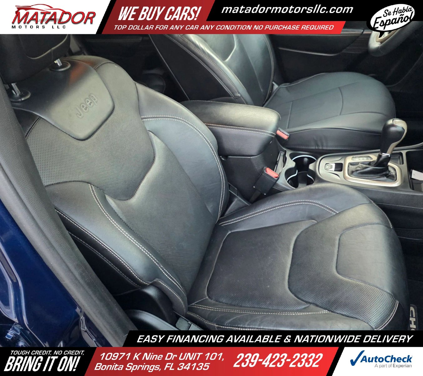 Used 2015 Jeep Cherokee Limited w/ Luxury Group FWD image 17