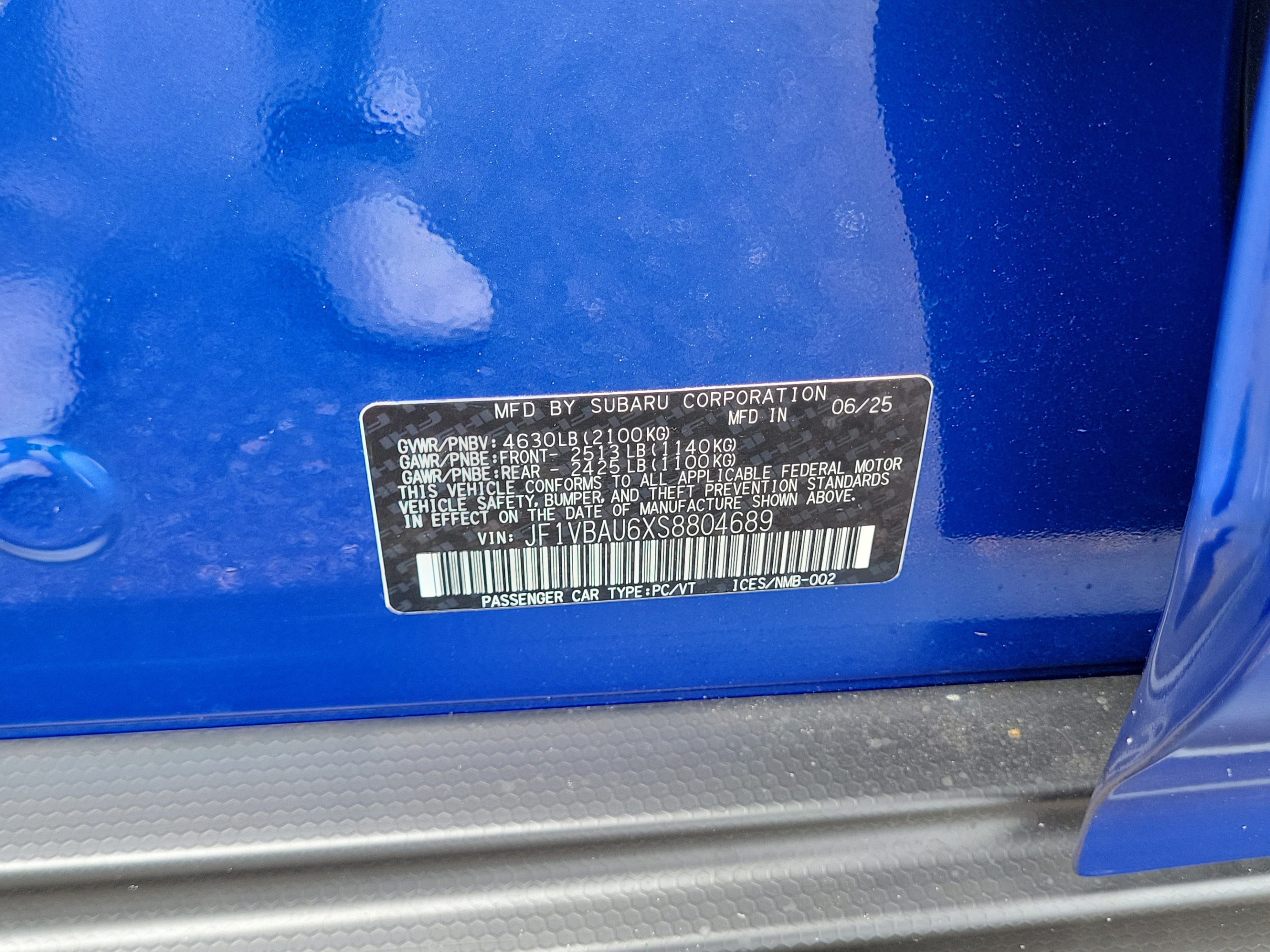 Used 2025 Subaru WRX GT w/ Popular Package #2A AWD/4WD image 34
