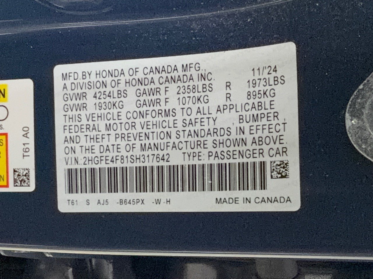 Used 2025 Honda Civic FWD Hybrid Sedan image 31