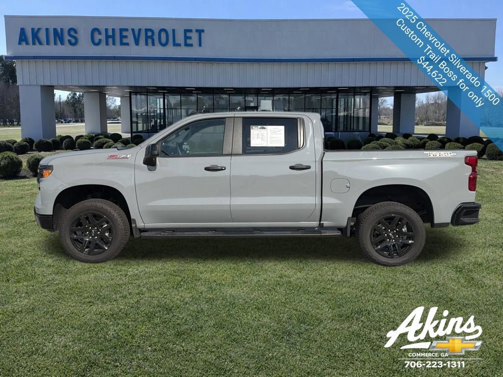 Certified 2025 Chevrolet Silverado 1500 Custom Trail Boss AWD/4WD image 11